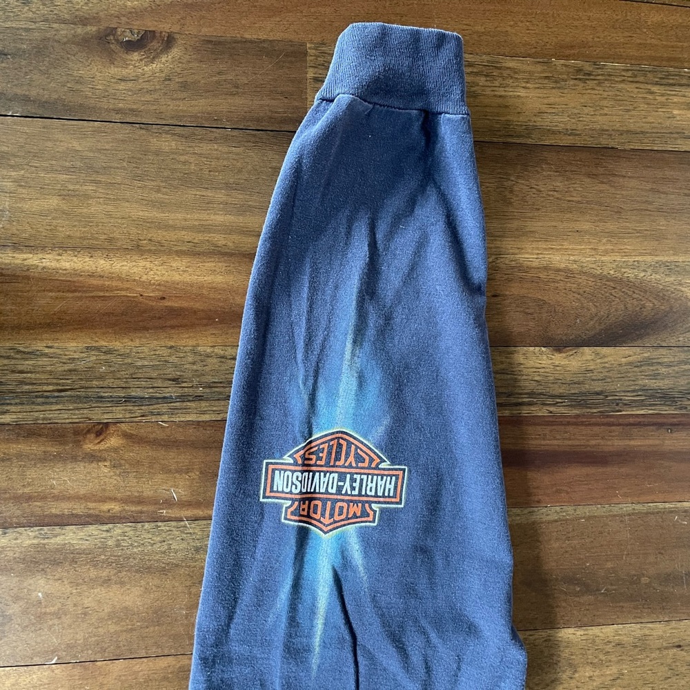 Vintage Harley-Davidson Joker Dark Blue Graphic Long Sleeve Tee - Picture 6 of 9